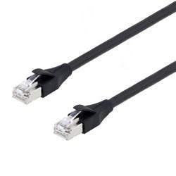 Category 5e Braid Shielded High Flex Ethernet Assembly, RJ45 / RJ45, 0.5m的图片