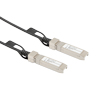 直连铜缆（DAC）无源电缆组件，SFP +至SFP +，双轴，10gig，多源协议（MSA）编码，黑色，1.0米的图片