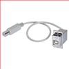 USB B型耦合器，穿壁式母头/公头，12.0in/30.5cm的图片