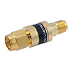 2W/1 dB RF Fixed Attenuator, SMA Male to SMA Female Brass Gold Body Up to 3 GHz的图片