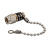 2 Watt RF Load with Chain Up to 1 GHz with SMA Male Nickel Plated Brass Body的图片