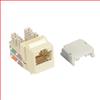 OCC超5类Keystone水晶头母座，110/RJ45，EIA568A/B，白的图片