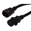 Heavy Duty CPU/PDU Power Cord C14 to C13 15 AMP 1FT的图片