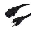 Universal CPU Power Cord - Nema 5-15P to C13 - 15 Amp - 15 FT - Black的图片