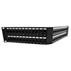 3.5"x19" (2U) 48 Port Category 5e Feed-Thru Coupler V-Panel with Cable Manager的图片