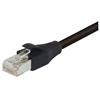 Category 6a Double Shielded Outdoor High Flex Ethernet Cable PUR , RJ45 / RJ45, BLK, 2.0ft的图片
