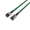 Plenum Rated Shielded Category 6a Cable, RJ45 / RJ45, 23AWG Solid, Green 1.0ft的图片