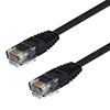 Category 6 Flat Patch Cable, RJ45 / RJ45, Black, 15.0 ft的图片