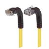 6类直角型跳线，直角上出线/直角下出线，黄，15英尺（4.6米）的图片