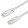 Category 5E Flat Patch Cable, RJ45 / RJ45, White, 25.0 ft的图片