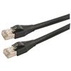 超5类屏蔽户外级线缆组件，RJ45/RJ45，黑，75英尺（22.9米）的图片